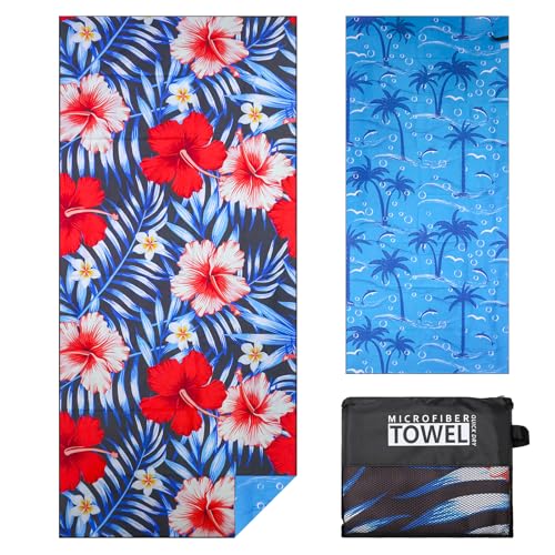Vorvowry Strandtuch Mikrofaser Schnelltrocknend Groß Strandtücher Leichtes Weiches Sandfrei Strandhandtuch Badetuch Strand Beach Towel mit Netzbeutel 80×180cm Tropische Blumen 1PC Vorvowry Strandtuch Mikrofaser Schnelltrocknend Groß Strandtücher Leichtes Weiches Sandfrei Strandhandtuch Badetuch Strand Beach Towel mit Netzbeutel 80×180cm Tropische Blumen 1PC von Vorvowry