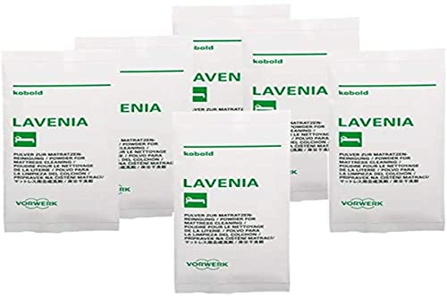 Packung mit 6 Umschlägen Lavenia für Waschbetten im Secco Staubsauger Vorwerk Original von Vorwerk Folletto