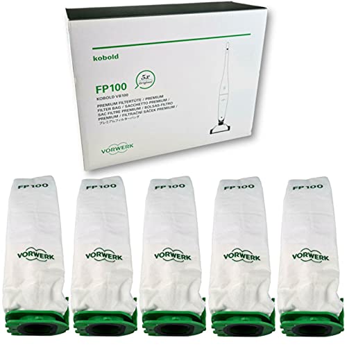SACCHETTI VORWERK VB100 PREMIUM CON MICROFILTRO FP100 5 PZ ORIGINALI von Vorwerk