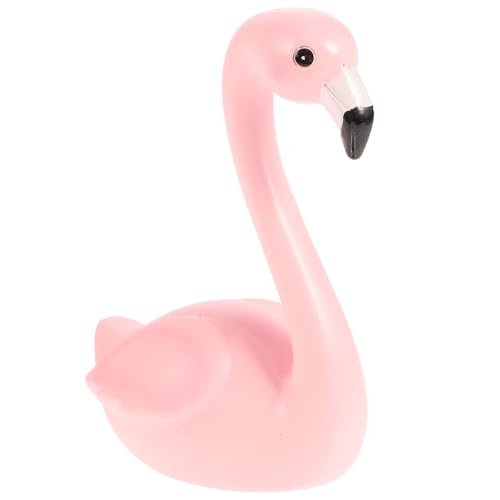 VOSAREA Flamingo Ornamente Dekofigur Skulptur für Auto Schreibtisch Büro Garten Balkon Hochzeit Deko (Rosa) von VOSAREA