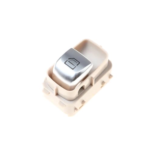 Für Benz ES Klasse W213 W217 W222 2229051904 2139050309 Electrionic Fenster Glas Heber Schalter Fensterheber Taster(Beige) von Voseto
