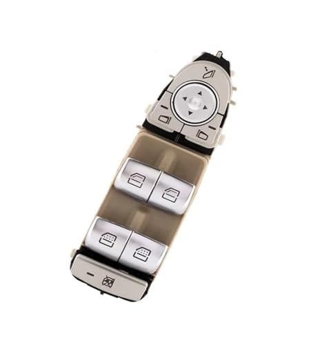Für Benz W213 W222 E Klasse 4türige Limousine Vorne Links Fensterheberschalter Fensterheberknopf Fensterheber Taster(Beige) von Voseto