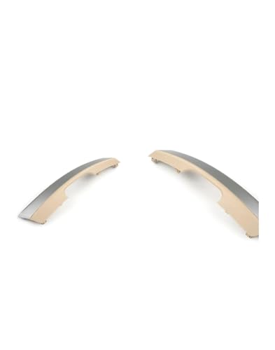 Türgriff Auto Innen Für Toyota Für Corolla Für Levin Autoinnenraum Vordertürgriffverkleidung Armlehne Innengriffabdeckung 2014-2018 7464602430(Beige Silver 1 pair) von Voseto