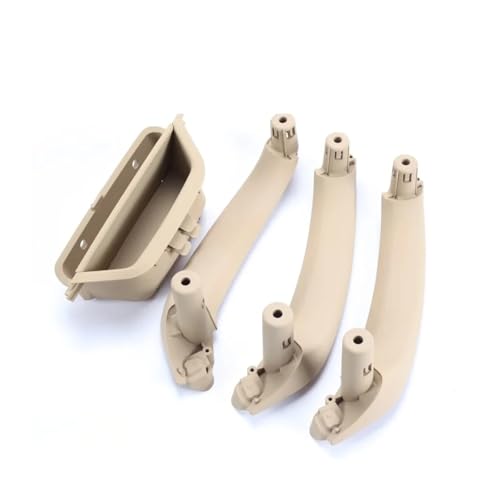Türgriff Auto Innen LHD RHD Auto Vorne Links Türinnengriff Pull Trim Türinnenverkleidung Griff Für X3 Für X4 F25 F26 2010-2016 51417250307(LHD 4PCS Beige) von Voseto