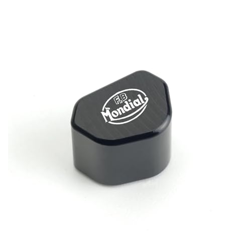 Motorrad-Blinkerschalterknopf Für FB Mondial Flat Track 125 HPS 250 Hipster 300 Lenkerschalter CNC-Aluminium-Motorrad-Blinkerschalter-Schlüsselkappe(Black) von Voskooe