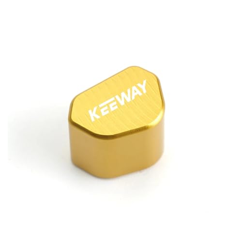 Motorrad-Blinkerschalterknopf Für Keeway Hurricane Vieste 300 RKF 125 Lenkungsschalter-Zubehör CNC-Lokomotive Motorrad-Blinkerschalter-Ersatz(Yellow) von Voskooe