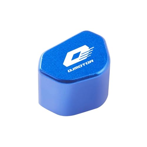 Motorrad-Blinkerschalterknopf Für QJMOTO QJ SRT 800 800X 800SX 800SRT Zubehör Motorrad CNC-Schalterknopf Blinkerschalter-Schlüsselkappe(Blue) von Voskooe