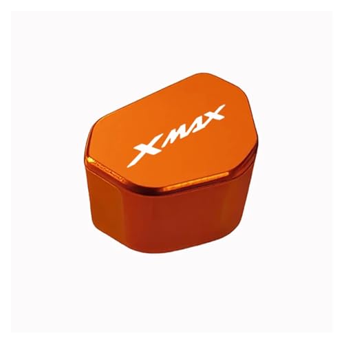 Motorrad-Blinkerschalterknopf Für XMAX X-Max 300 400 250 125 Xmax125 Xmx250 Xmax300 Xmax400 CNC-Aluminium-Motorrad-Blinkerschalter-Schlüsselkappe(Orange) von Voskooe