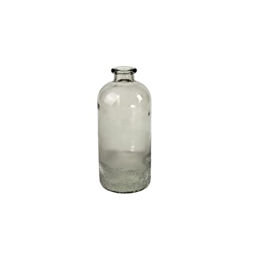 Bodenvase Bottle, grau-gefrostet Glas, 11x25 cm von Voß_1