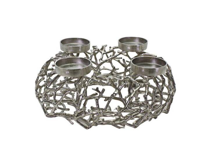 VOSS Design »Äste« Kranz in silber 27x13 cm VOSS Design »Äste« Kranz in silber 27x13 cm von Voss-Möbel