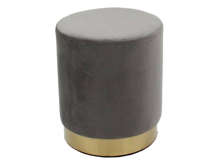 VOSS Design Sitzhocker Yves Schwarz-Goldfarben von Voss-Möbel