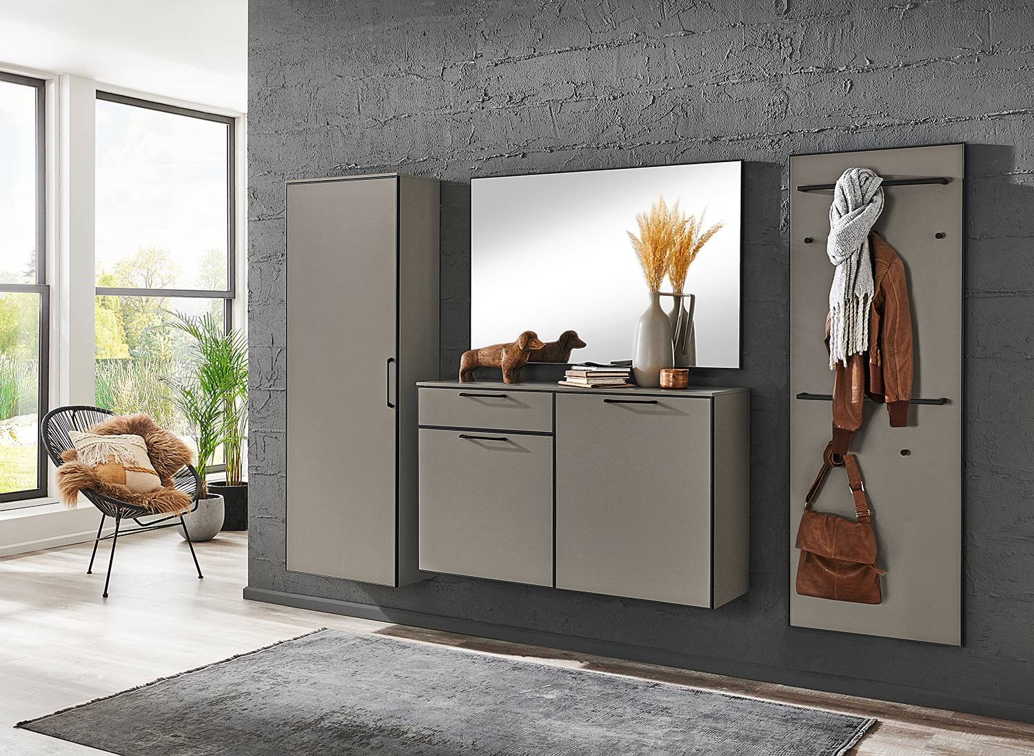 home24 Hängeschrank I 60 x 169 x 31cm Braun/Taupe home24 Hängeschrank I 60 x 169 x 31cm Braun/Taupe von home24