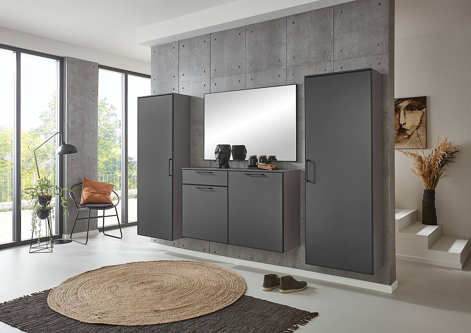 home24 Hängeschrank II 60 x 169 x 31cm Grau/Grau home24 Hängeschrank II 60 x 169 x 31cm Grau/Grau von home24
