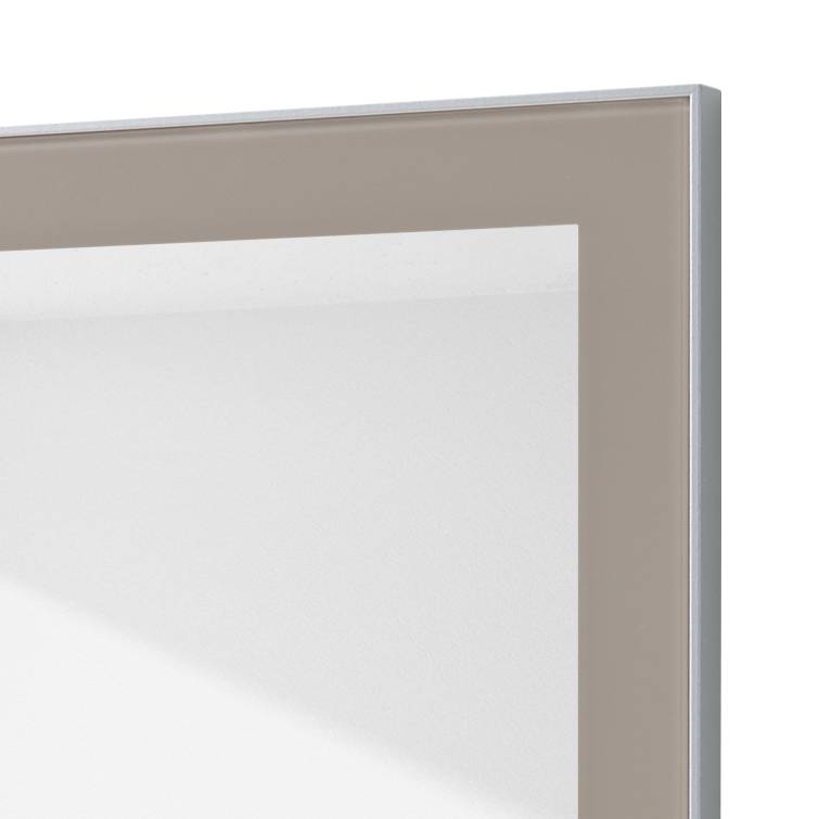 home24 Spiegel 80 x 60cm Grau/Taupe Rahmen: Spanplatte, lackiert 80 x 60cm von home24