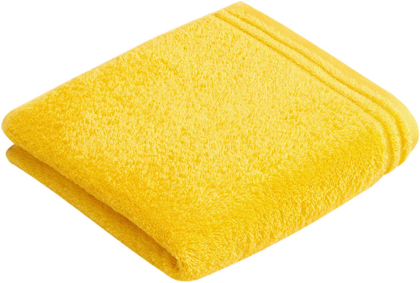 Vossen Badetuch Calypso Feeling, Walkfrottee (2-St), mit schmaler Bordüre, aus 100% hochwerter Baumwolle, Vegan, einfarbig von Vossen