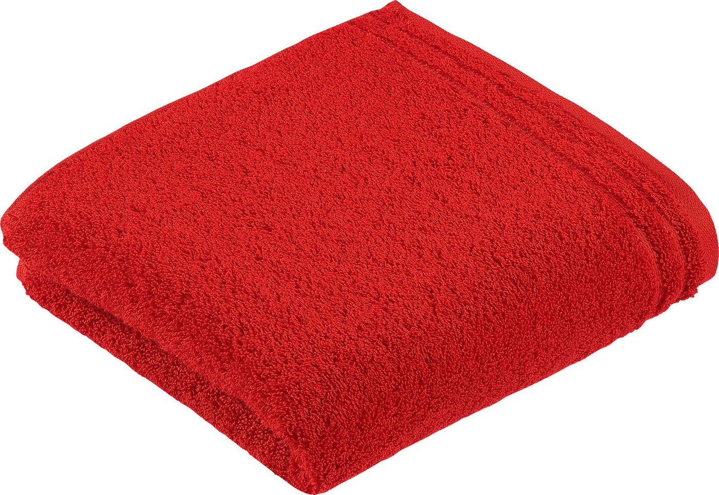 Vossen Badetuch Calypso Feeling, Walkfrottee (2-St), mit schmaler Bordüre, aus 100% hochwerter Baumwolle, Vegan, einfarbig von Vossen