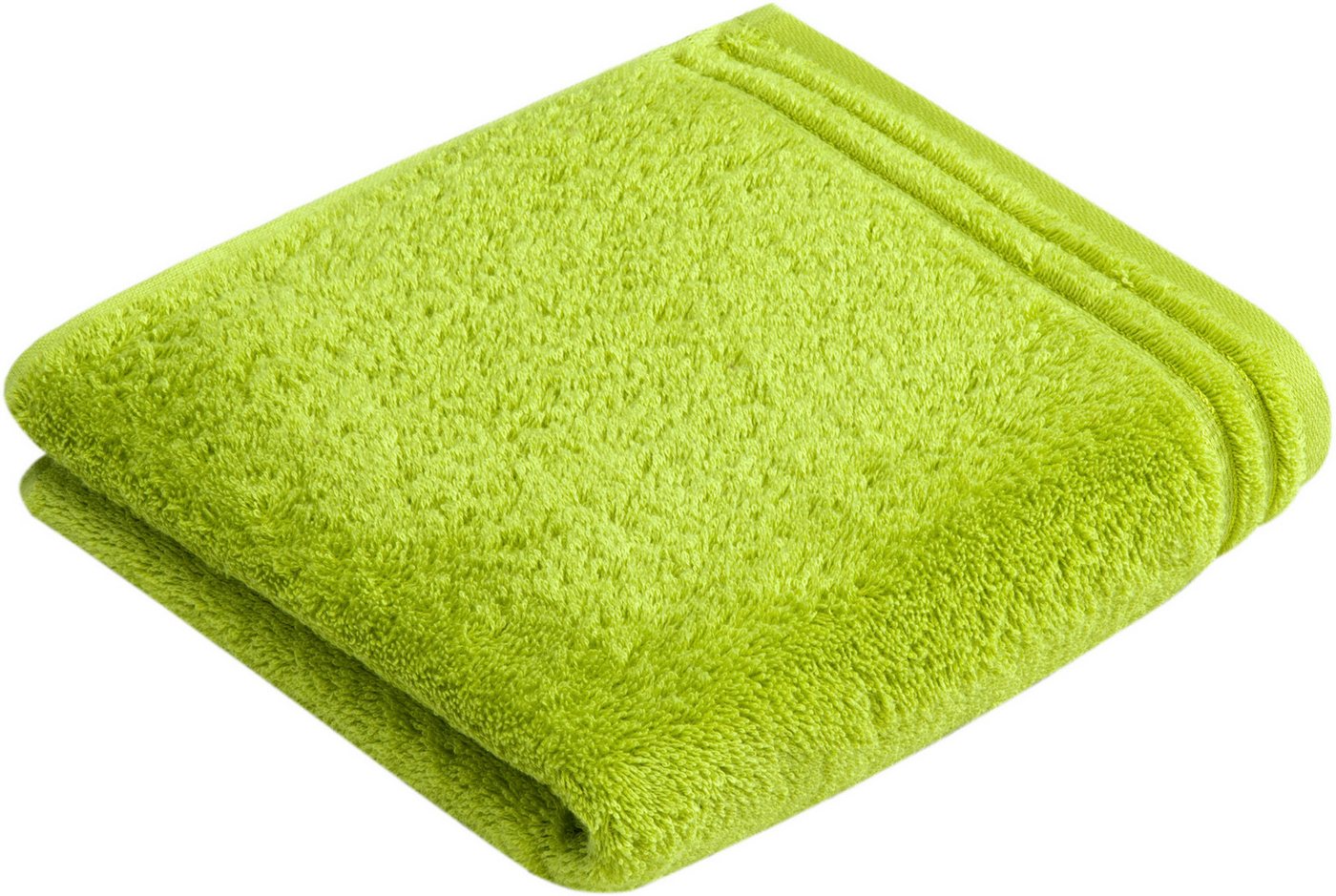 Vossen Badetuch Calypso Feeling, Walkfrottee (2-St), mit schmaler Bordüre, aus 100% hochwerter Baumwolle, Vegan, einfarbig von Vossen
