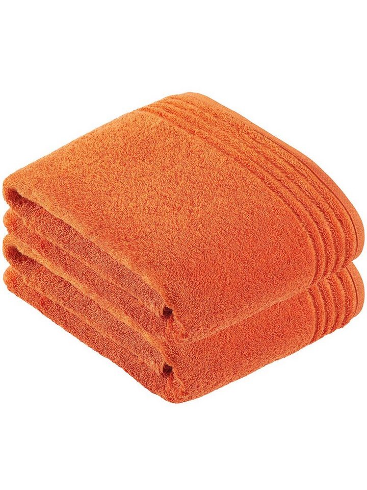 Vossen Badetücher 2er Pack Badetuch 100 x 150 cm Vienna Style Supers, Frottier (Spar-Set, 2-St), Vegan von Vossen