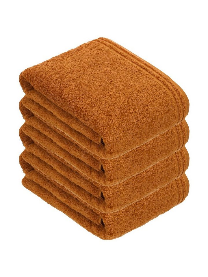 Vossen Badetücher 4er Pack Badetuch 100 x 150 cm Calypso feeling, Frottier (Spar-Set, 4-St), Vegan von Vossen