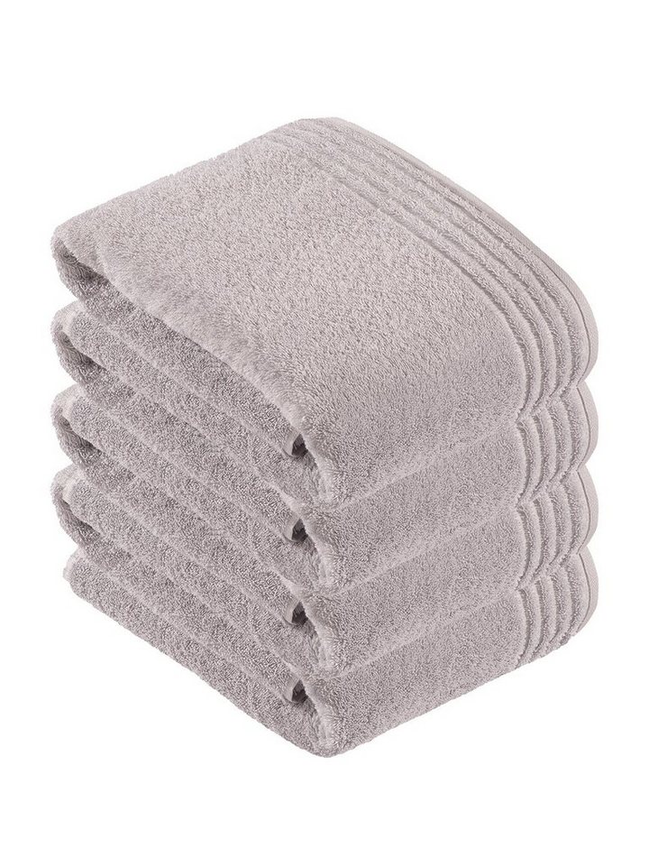 Vossen Badetücher 4er Pack Badetuch 80 x 160 cm Vienna Style Superso, Frottier (Spar-Set, 4-St), Vegan von Vossen