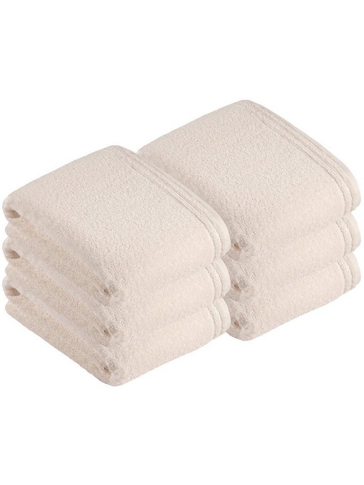 Vossen Badetücher 6er Pack Badetuch 100 x 150 cm Calypso feeling, Frottier (Spar-Set, 6-St), Vegan von Vossen