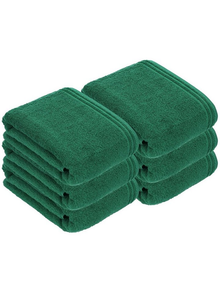 Vossen Badetücher 6er Pack Badetuch 100 x 150 cm Calypso feeling, Frottier (Spar-Set, 6-St), Vegan von Vossen