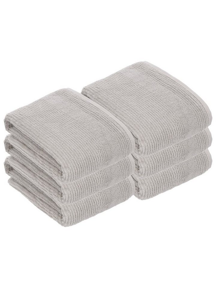 Vossen Badetücher 6er Pack Badetuch 100 x 150 cm Tomorrow, Frottier (Spar-Set, 6-St), Vegan von Vossen