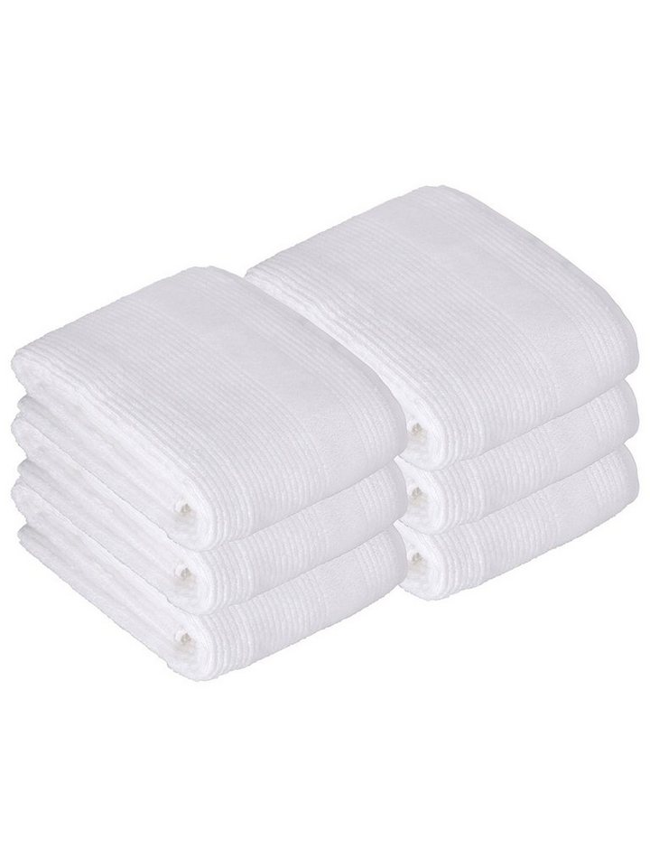Vossen Badetücher 6er Pack Badetuch 100 x 150 cm Tomorrow, Frottier (Spar-Set, 6-St), Vegan von Vossen