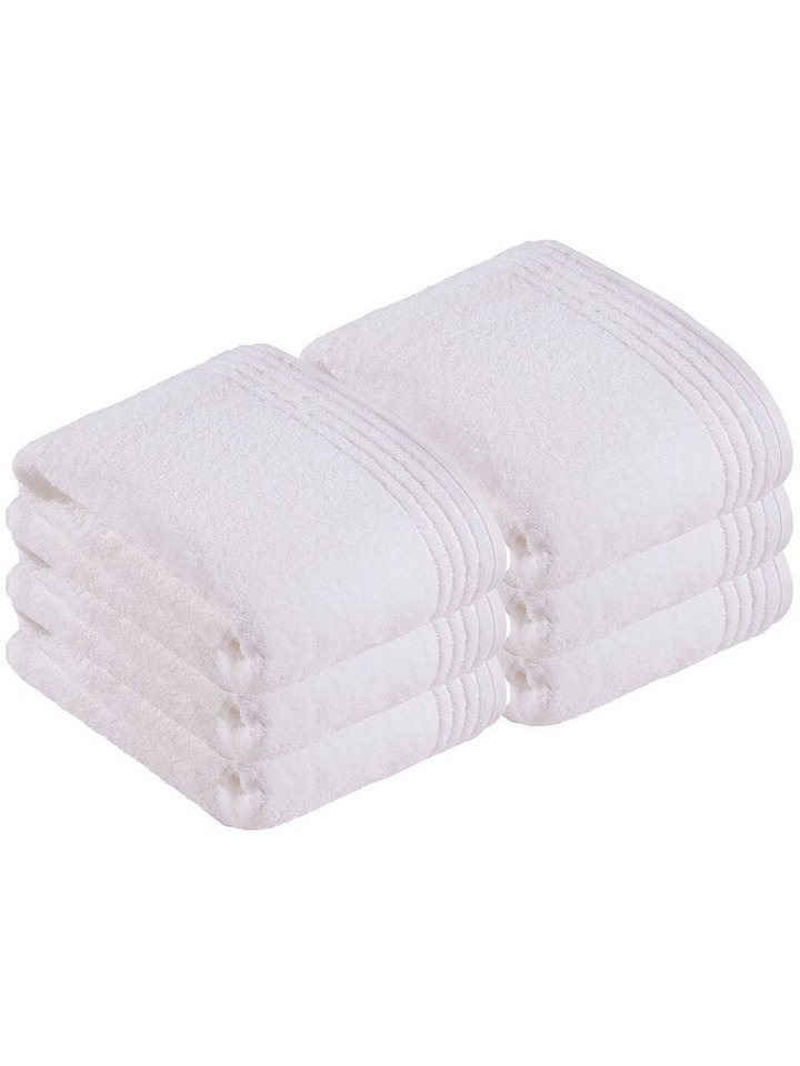 Vossen Badetücher 6er Pack Badetuch 100 x 150 cm Vienna Style Supers, Frottier (Spar-Set, 6-St), Vegan von Vossen