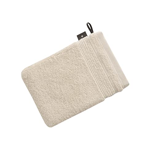 Vossen Balance HANFTUCH Waschhandschuh 22 x 16 cm Sand von Vossen