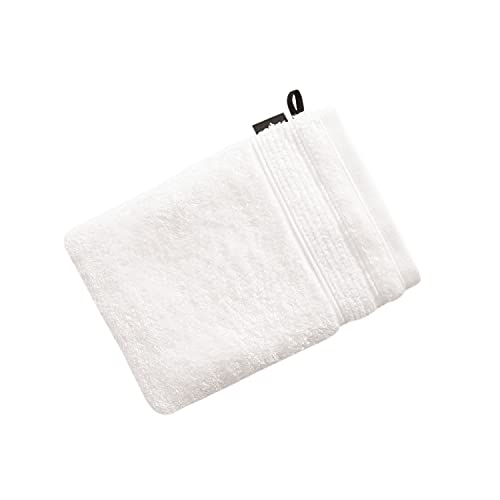 Vossen Balance HANFTUCH Waschhandschuh 22 x 16 cm weiß von Vossen