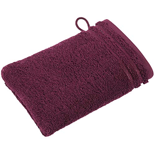 Vossen Calypso Feeling Waschhandschuh 22 x 16 cm Grape von Vossen