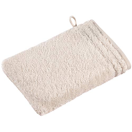 Vossen Calypso Feeling Waschhandschuh 22 x 16 cm Ivory von Vossen