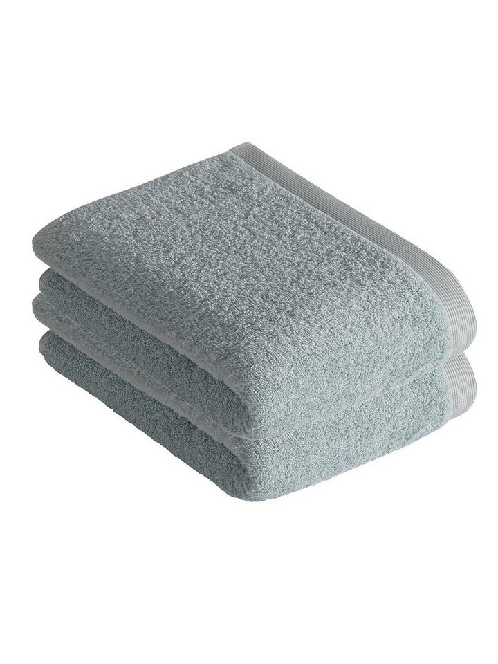 Vossen Duschtücher 2er Pack Duschtuch 67 x 140 cm High Line, Frottier (Spar-Set, 2-St), Vegan von Vossen