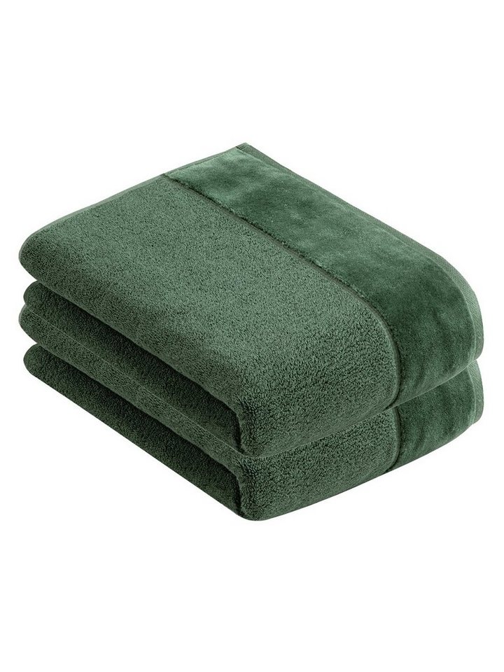 Vossen Duschtücher 2er Pack Duschtuch 67 x 140 cm Pure, Frottier (Spar-Set, 2-St), Vegan von Vossen