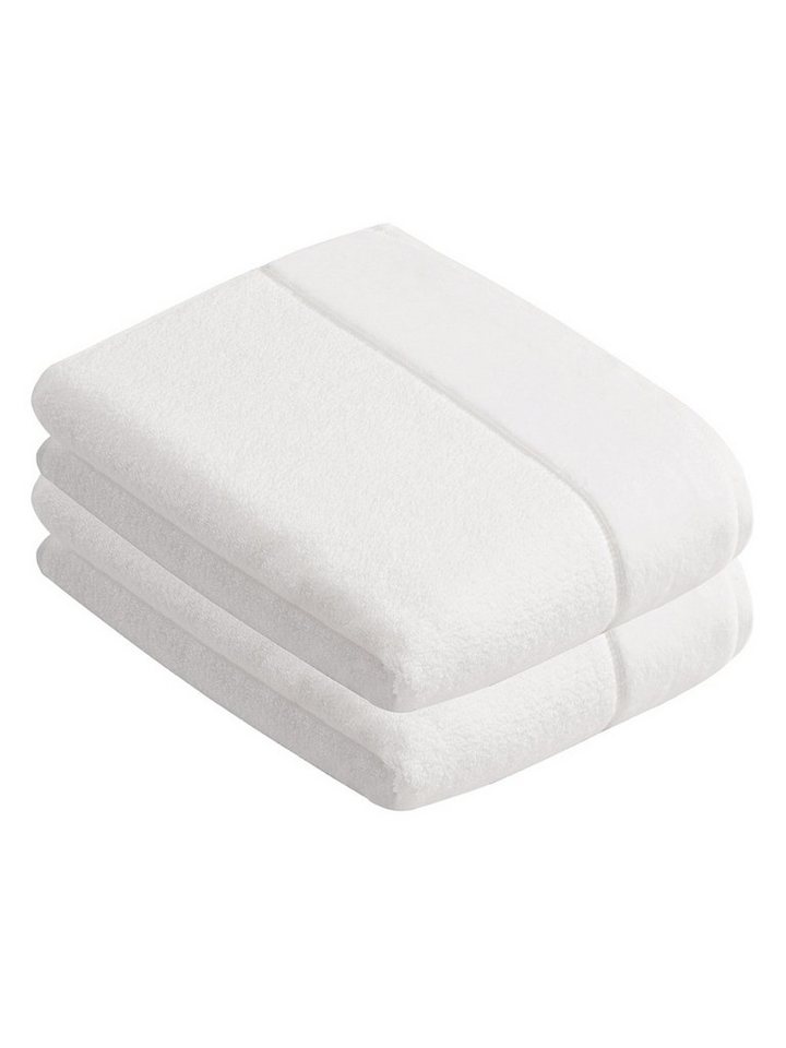 Vossen Duschtücher 2er Pack Duschtuch 67 x 140 cm Pure, Frottier (Spar-Set, 2-St), Vegan von Vossen