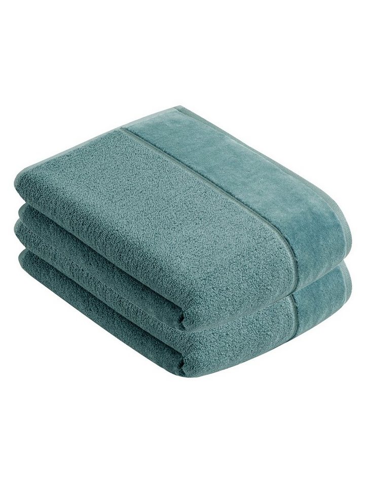 Vossen Duschtücher 2er Pack Duschtuch 67 x 140 cm Pure, Frottier (Spar-Set, 2-St), Vegan von Vossen