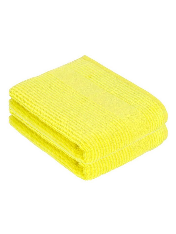 Vossen Duschtücher 2er Pack Duschtuch 67 x 140 cm Tomorrow, Frottier (Spar-Set, 2-St), Vegan von Vossen