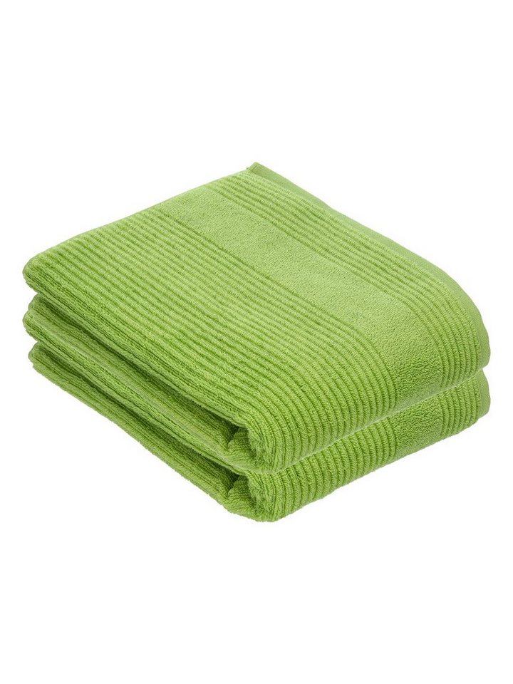 Vossen Duschtücher 2er Pack Duschtuch 67 x 140 cm Tomorrow, Frottier (Spar-Set, 2-St), Vegan von Vossen