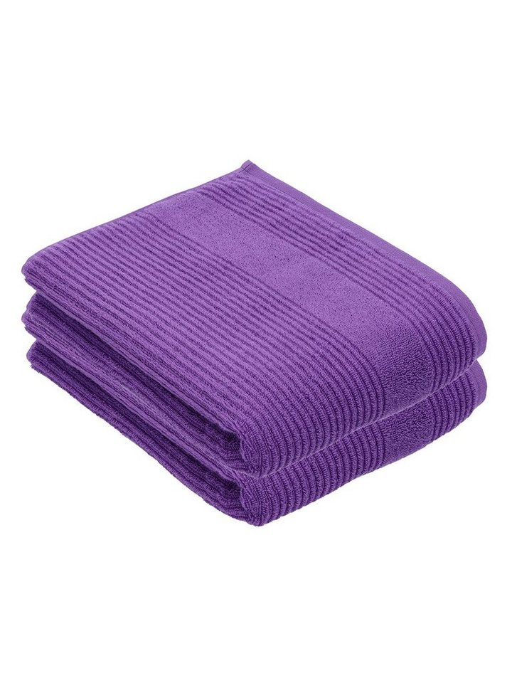 Vossen Duschtücher 2er Pack Duschtuch 67 x 140 cm Tomorrow, Frottier (Spar-Set, 2-St), Vegan von Vossen