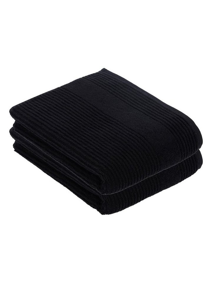 Vossen Duschtücher 2er Pack Duschtuch 67 x 140 cm Tomorrow, Frottier (Spar-Set, 2-St), Vegan von Vossen