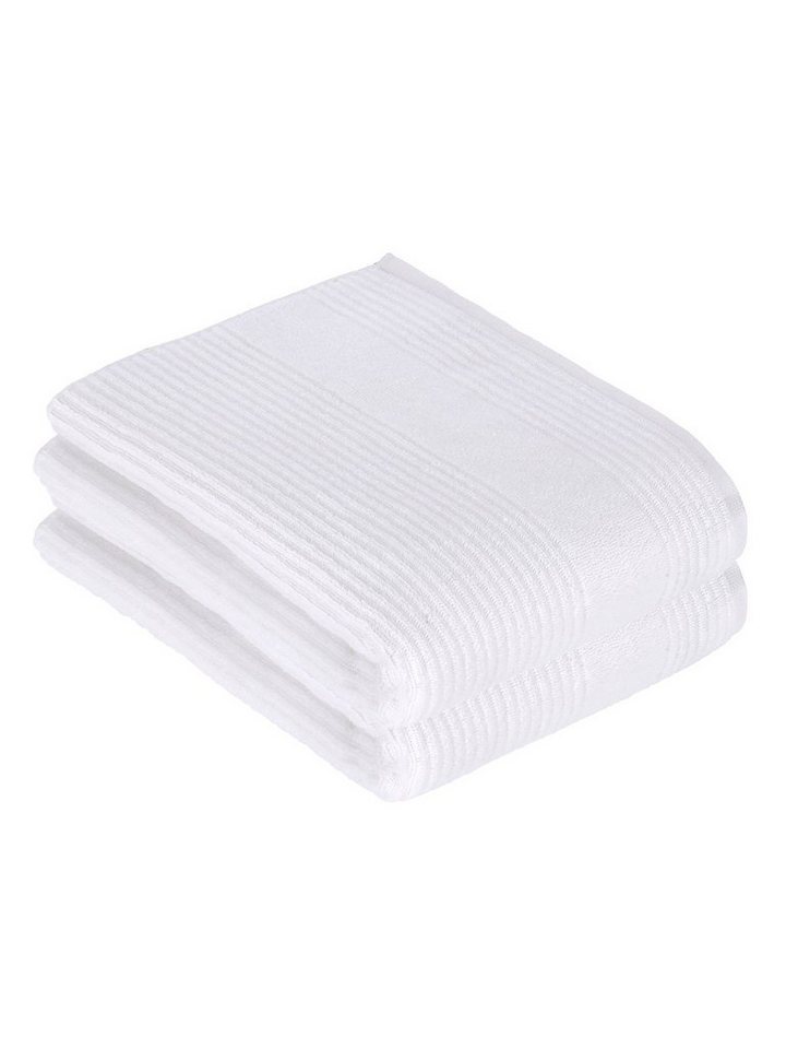 Vossen Duschtücher 2er Pack Duschtuch 67 x 140 cm Tomorrow, Frottier (Spar-Set, 2-St), Vegan von Vossen