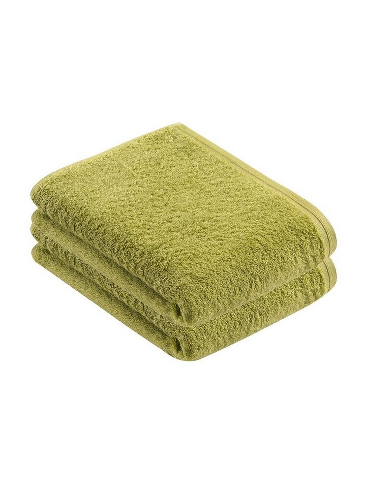Vossen Duschtücher 2er Pack Duschtuch 67 x 140 cm Vegan Life, Frottier (Spar-Set, 2-St), Vegan von Vossen