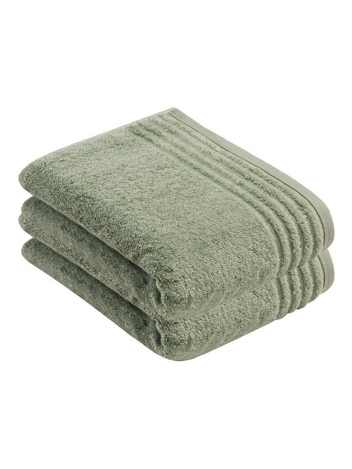 Vossen Duschtücher 2er Pack Duschtuch 67 x 140 cm Vienna Style Supers, Frottier (Spar-Set, 2-St), Vegan von Vossen