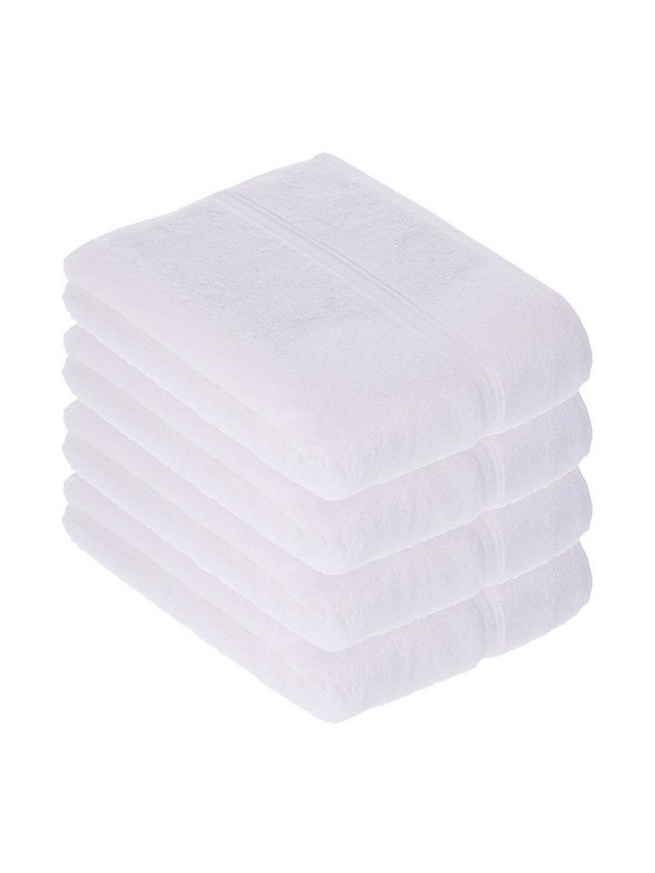 Vossen Duschtücher 4er Pack Duschtuch 67 x 140 cm Belief, Frottier (Spar-Set, 4-St), Vegan von Vossen