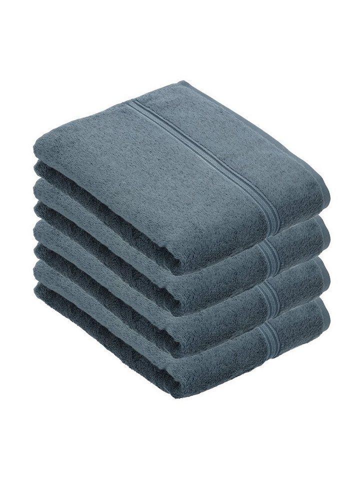 Vossen Duschtücher 4er Pack Duschtuch 67 x 140 cm Belief, Frottier (Spar-Set, 4-St), Vegan von Vossen