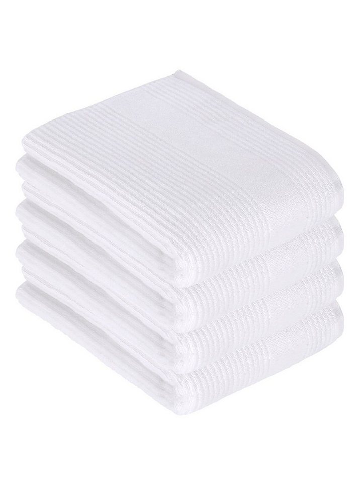Vossen Duschtücher 4er Pack Duschtuch 67 x 140 cm Tomorrow, Frottier (Spar-Set, 4-St), Vegan von Vossen