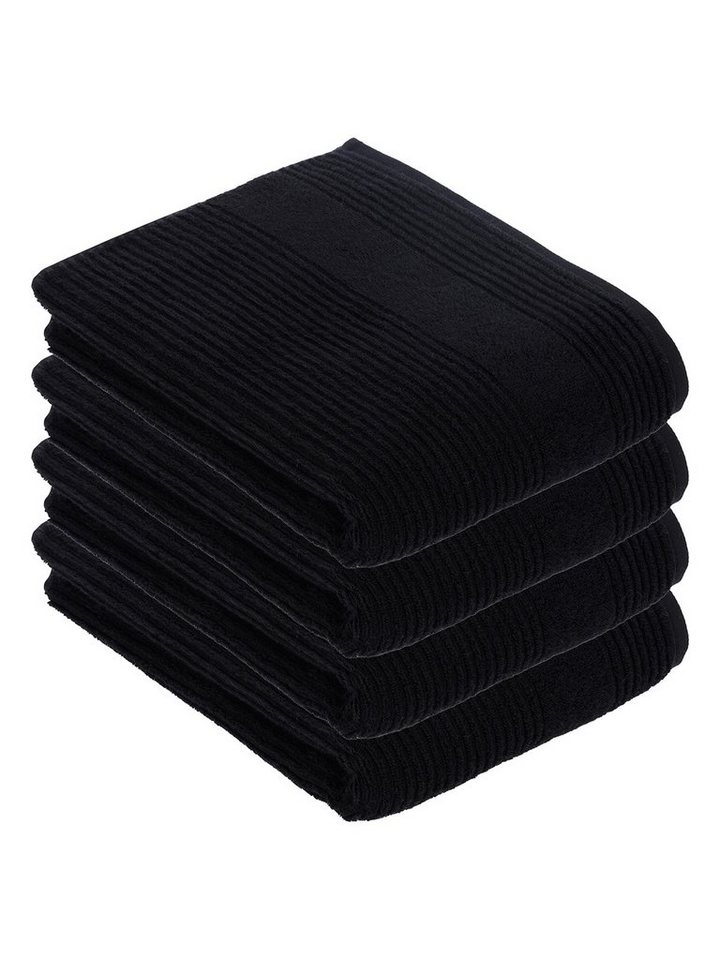 Vossen Duschtücher 4er Pack Duschtuch 67 x 140 cm Tomorrow, Frottier (Spar-Set, 4-St), Vegan von Vossen