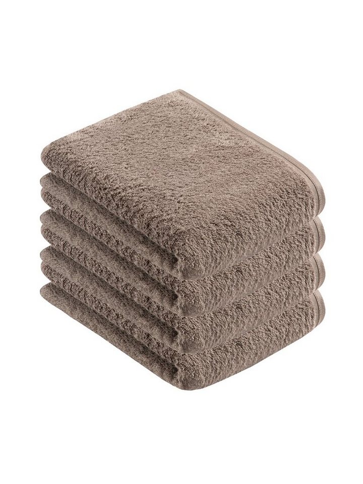 Vossen Duschtücher 4er Pack Duschtuch 67 x 140 cm Vegan Life, Frottier (Spar-Set, 4-St), Vegan von Vossen