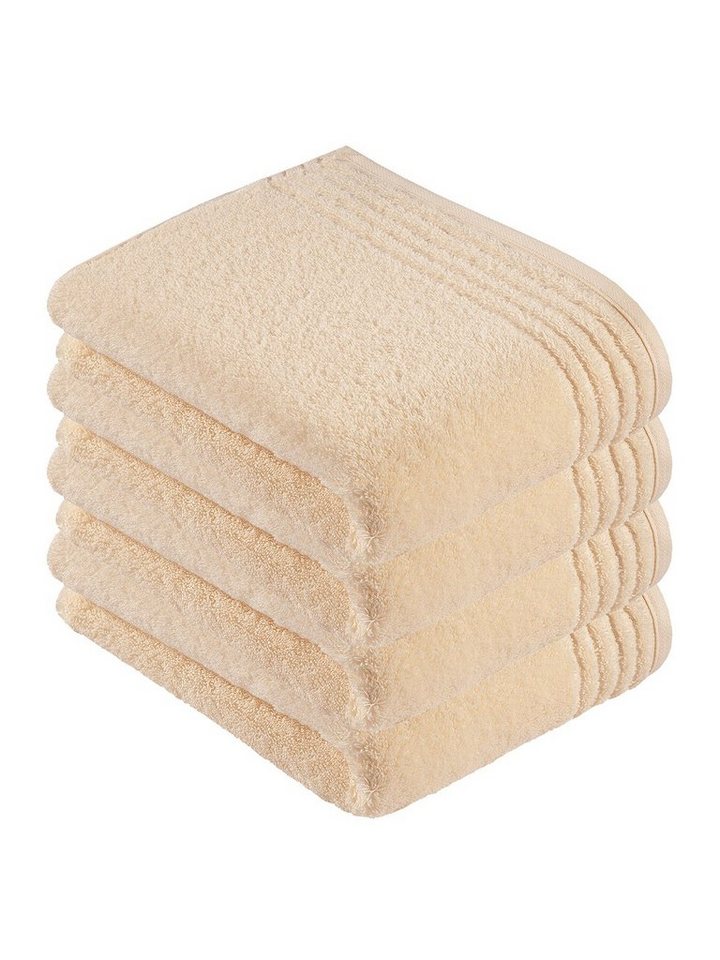 Vossen Duschtücher 4er Pack Duschtuch 67 x 140 cm Vienna Style Supers, Frottier (Spar-Set, 4-St), Vegan von Vossen